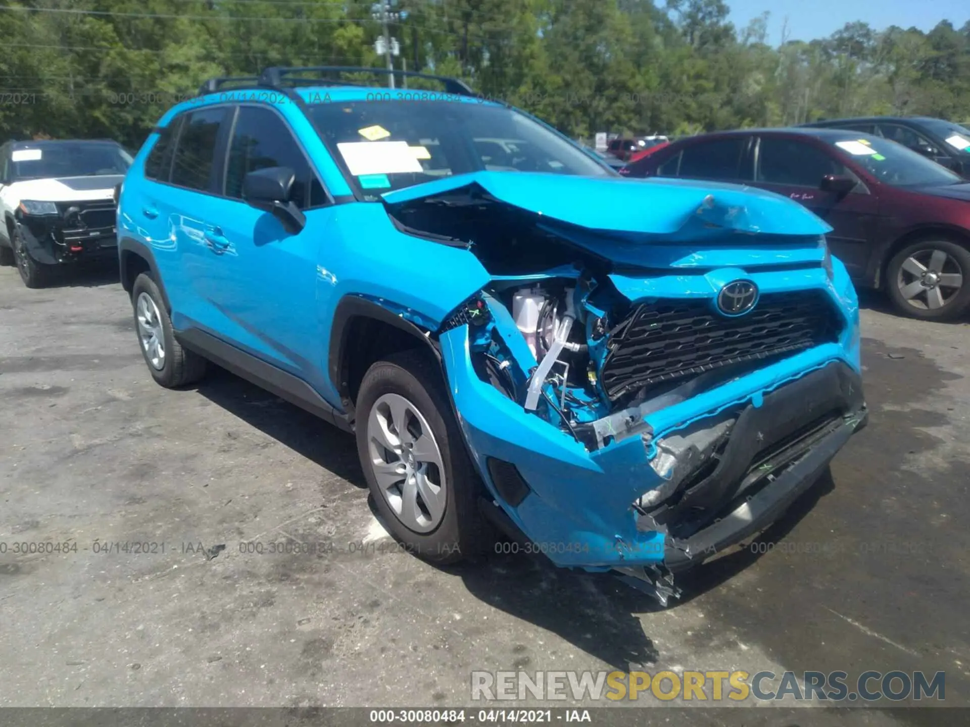 6 fotografías del automóvil dañado 2T3H1RFV1MW111732 TOYOTA RAV4 2021
