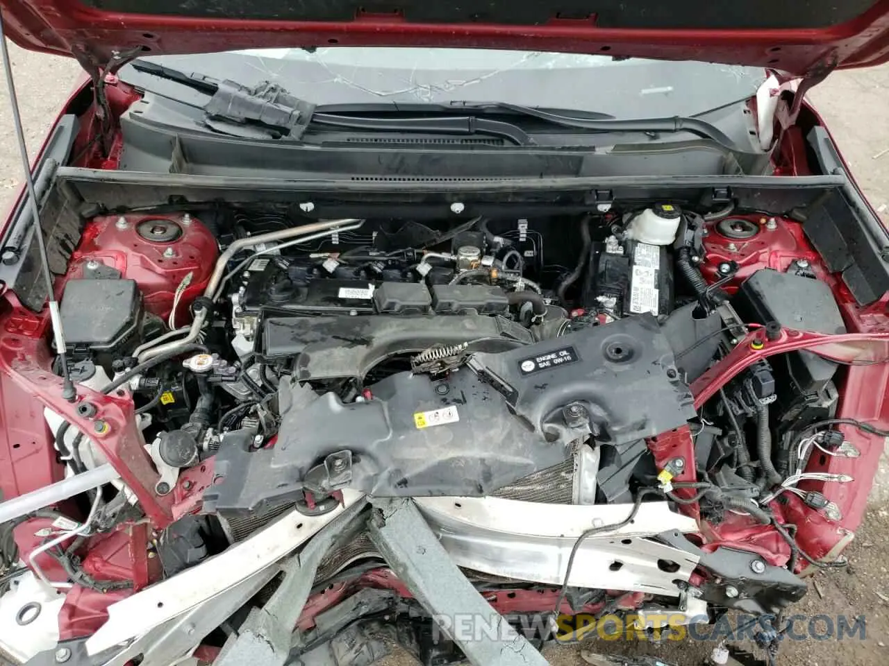 12 fotografías del automóvil dañado 2T3H1RFV1MW130569 TOYOTA RAV4 2021