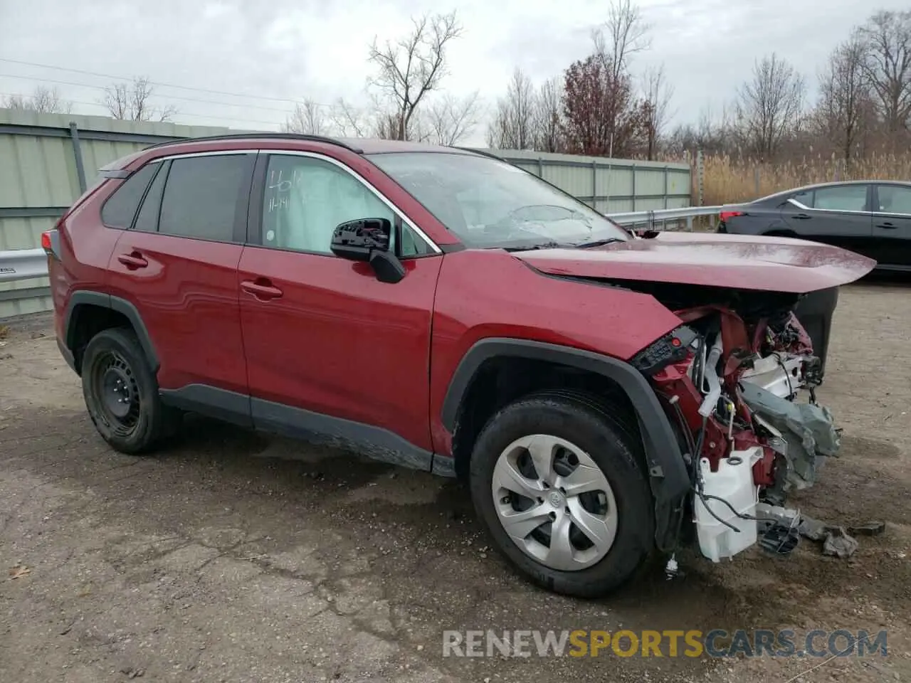 4 fotografías del automóvil dañado 2T3H1RFV1MW130569 TOYOTA RAV4 2021