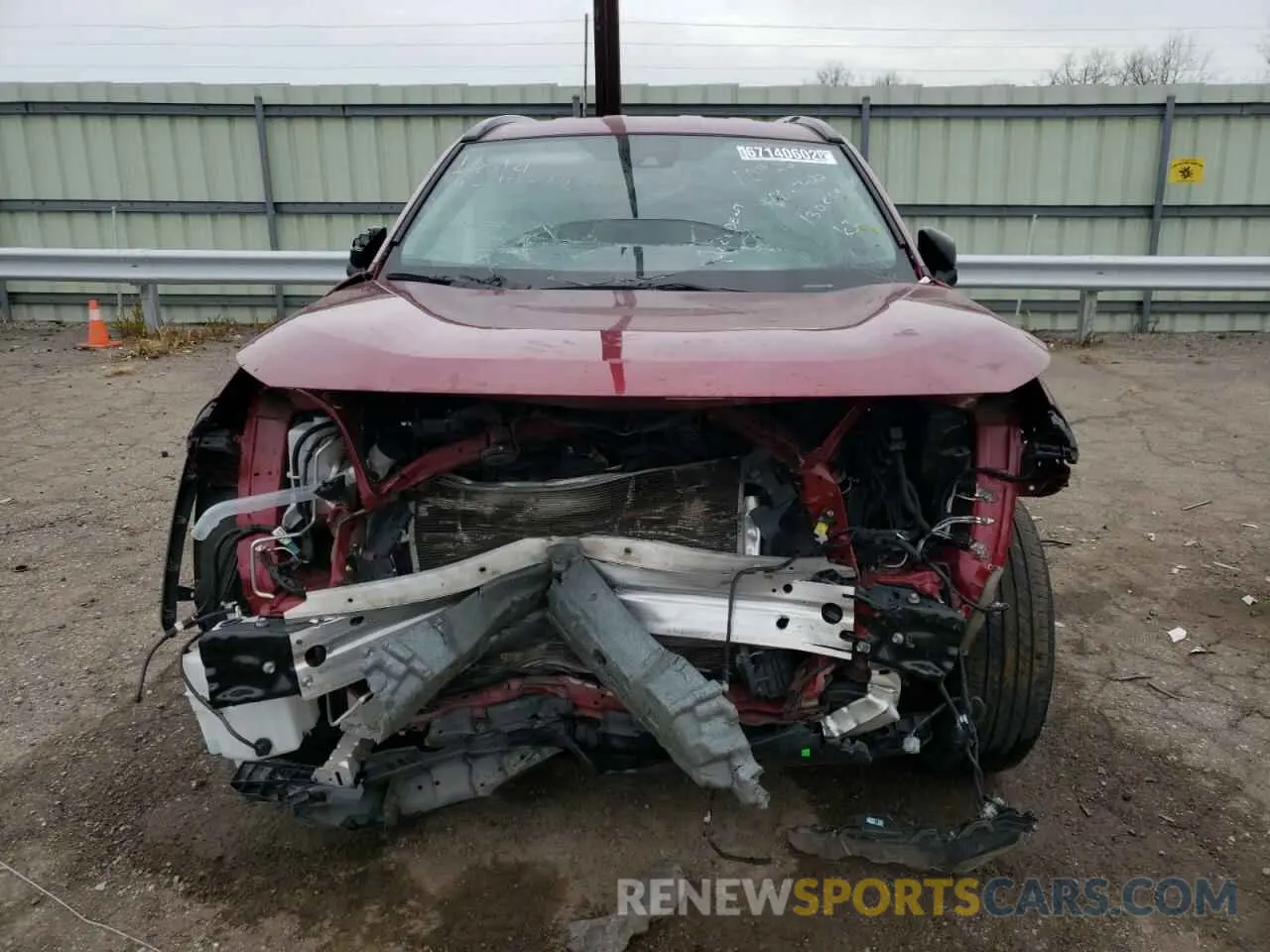 5 fotografías del automóvil dañado 2T3H1RFV1MW130569 TOYOTA RAV4 2021
