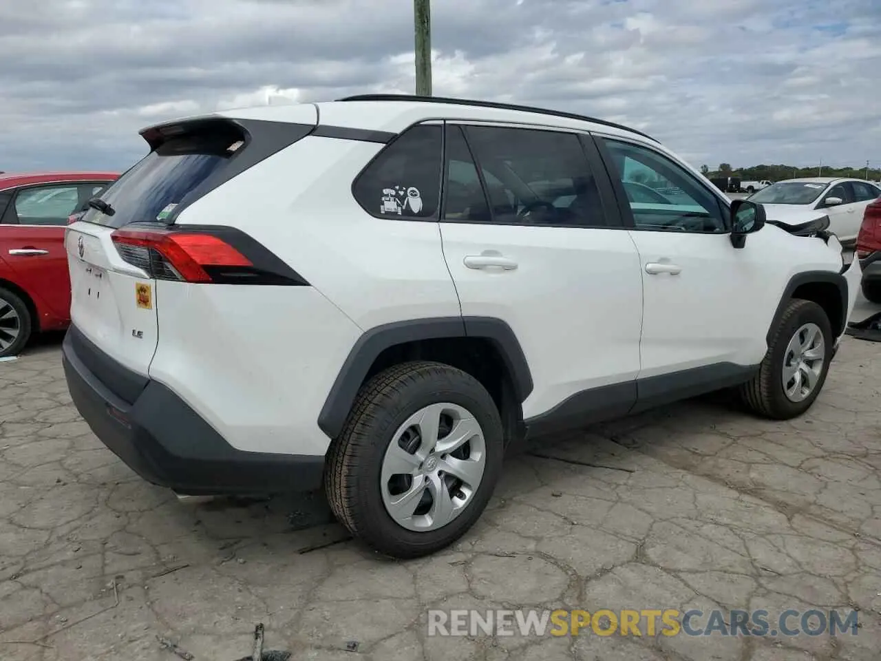 3 fotografías del automóvil dañado 2T3H1RFV1MW135688 TOYOTA RAV4 2021