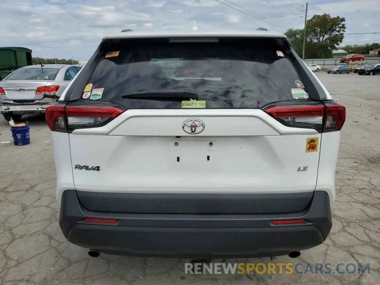6 fotografías del automóvil dañado 2T3H1RFV1MW135688 TOYOTA RAV4 2021