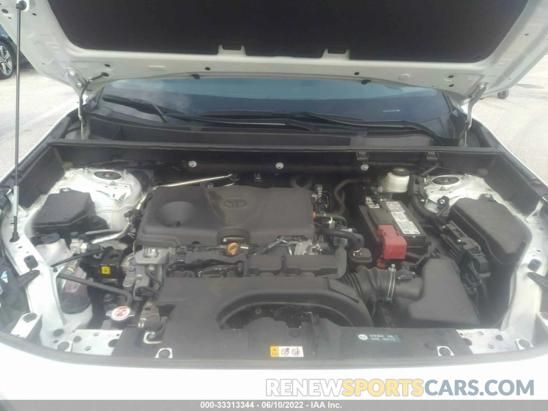 10 fotografías del automóvil dañado 2T3H1RFV2MC094215 TOYOTA RAV4 2021