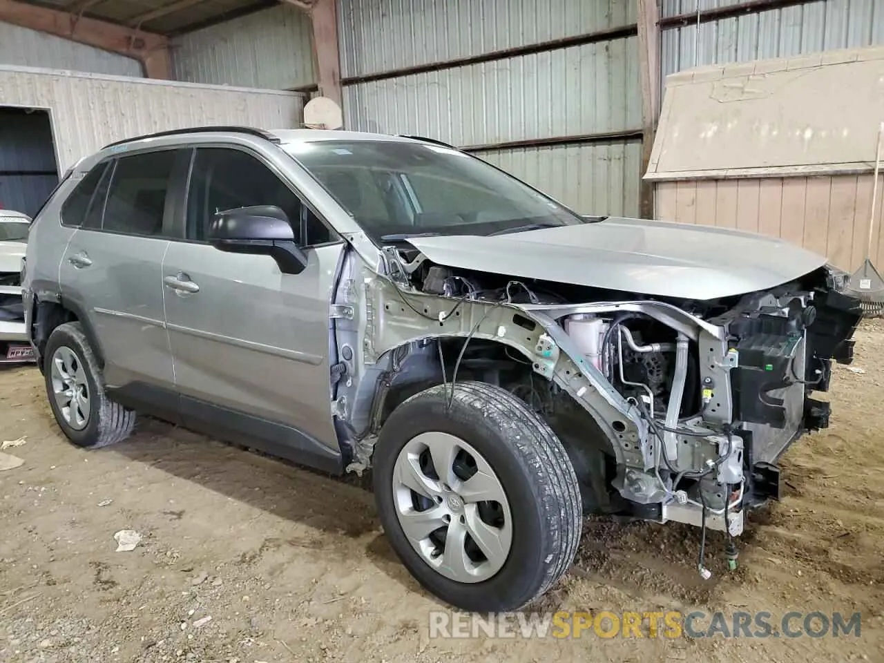4 fotografías del automóvil dañado 2T3H1RFV2MC108520 TOYOTA RAV4 2021