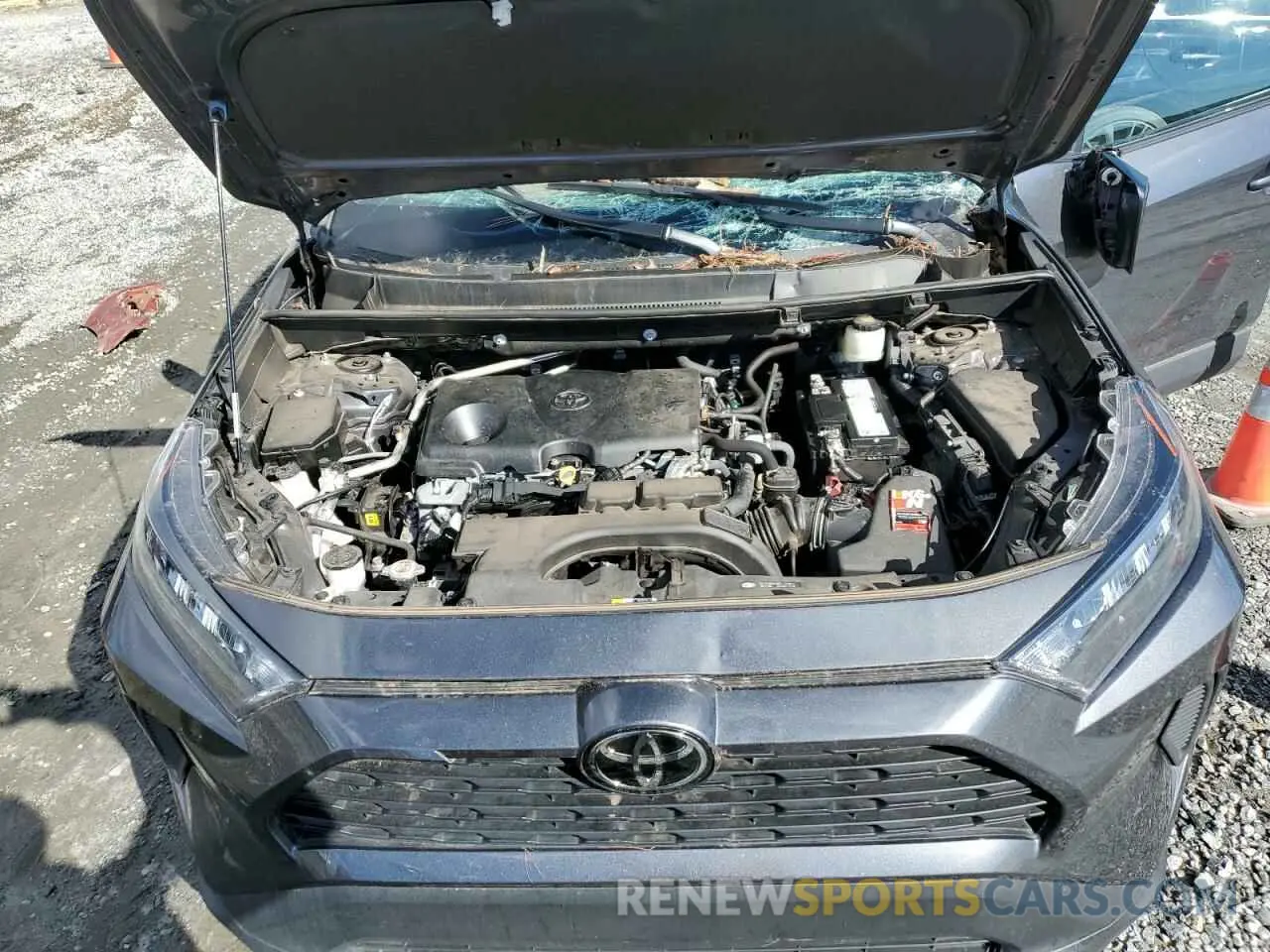 12 fotografías del automóvil dañado 2T3H1RFV2MC132932 TOYOTA RAV4 2021