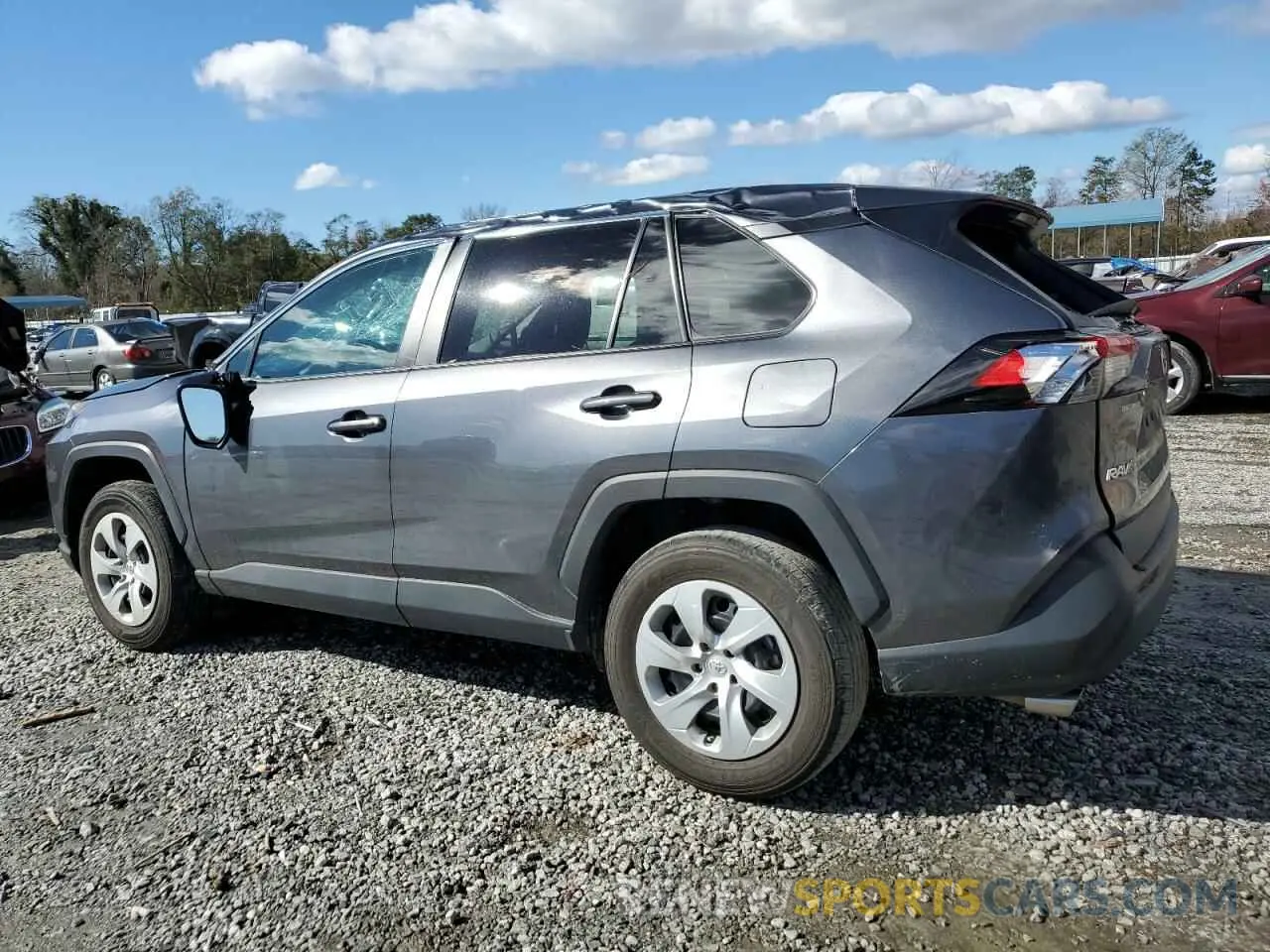 2 fotografías del automóvil dañado 2T3H1RFV2MC132932 TOYOTA RAV4 2021