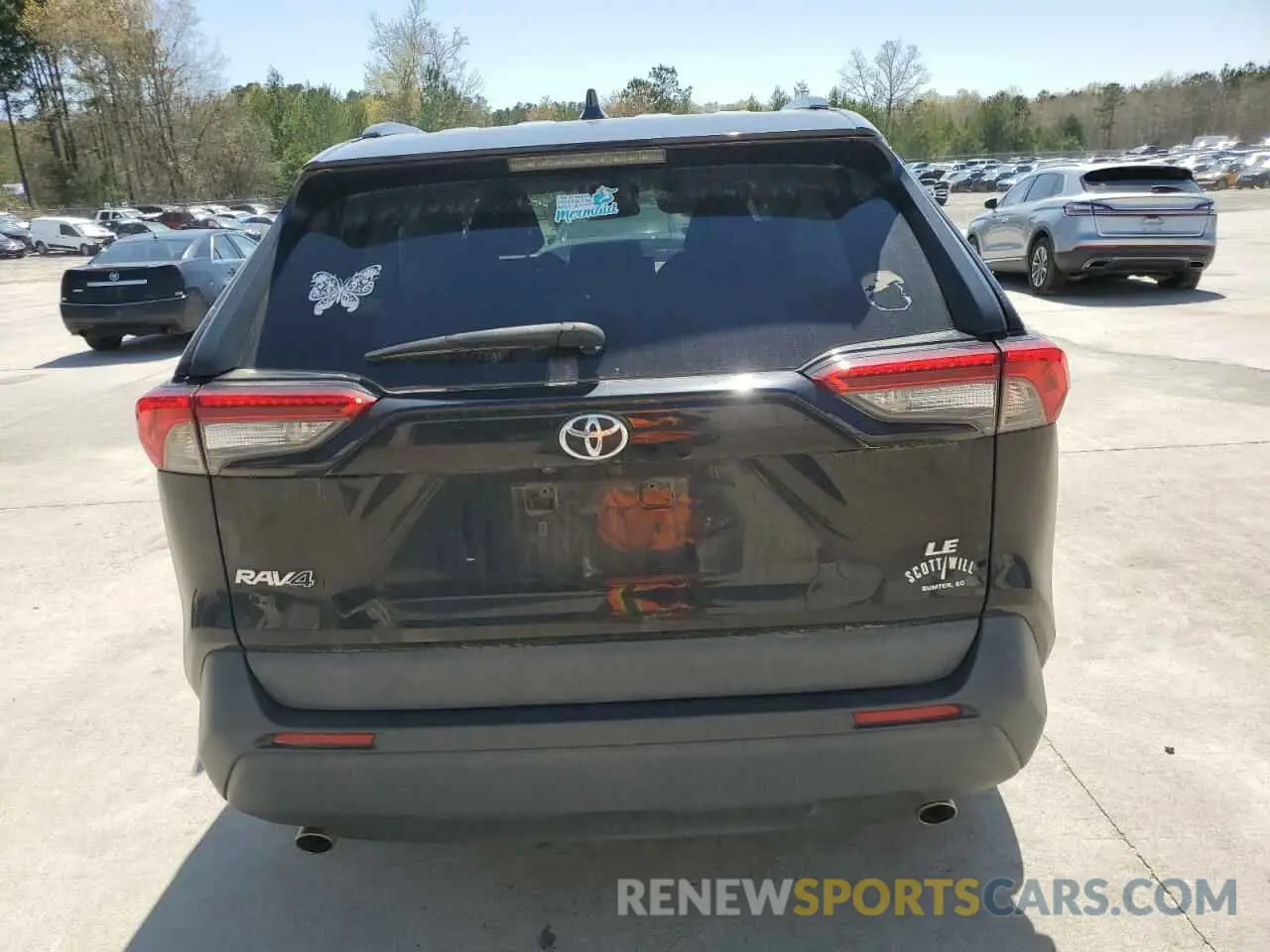 6 fotografías del automóvil dañado 2T3H1RFV2MC147091 TOYOTA RAV4 2021