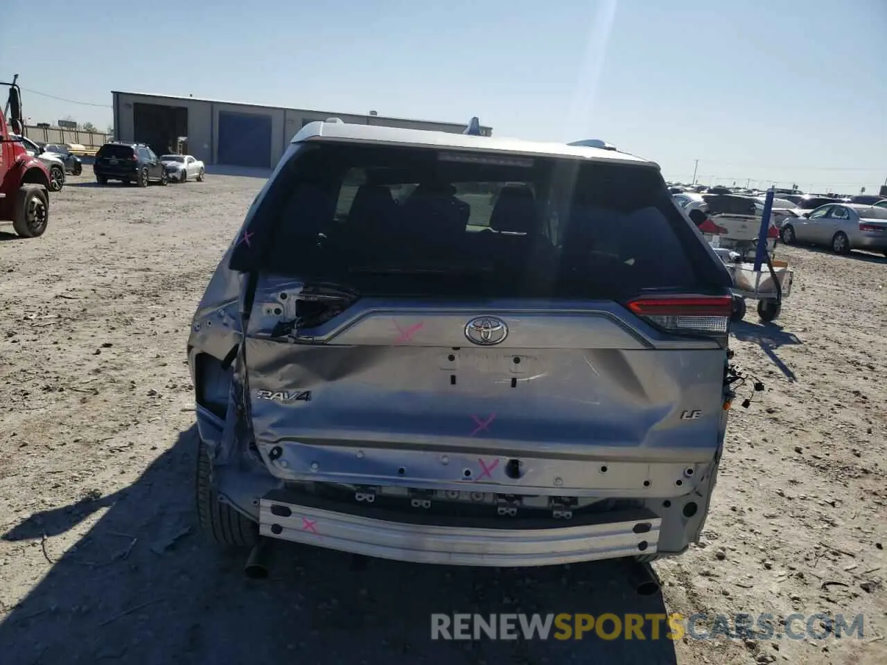 6 fotografías del automóvil dañado 2T3H1RFV2MC150301 TOYOTA RAV4 2021