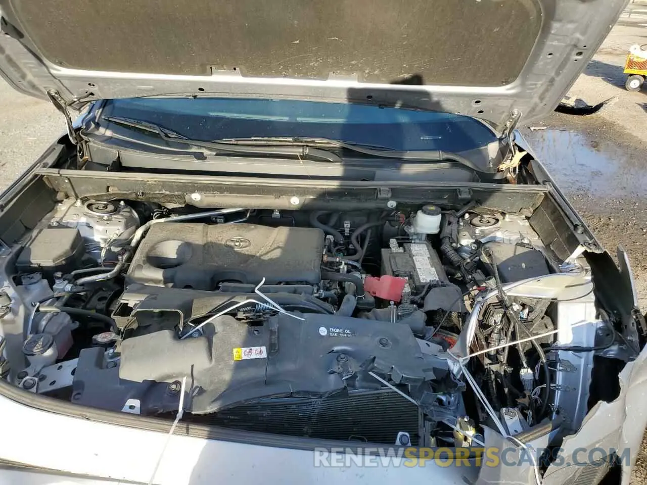 12 fotografías del automóvil dañado 2T3H1RFV2MC162352 TOYOTA RAV4 2021