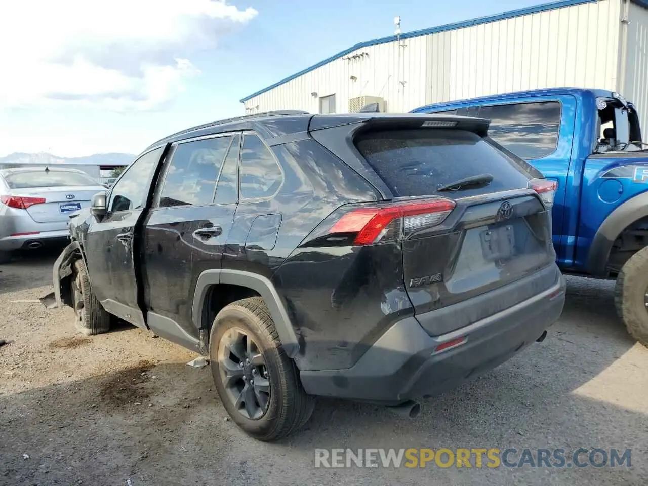 2 fotografías del automóvil dañado 2T3H1RFV2MC166790 TOYOTA RAV4 2021