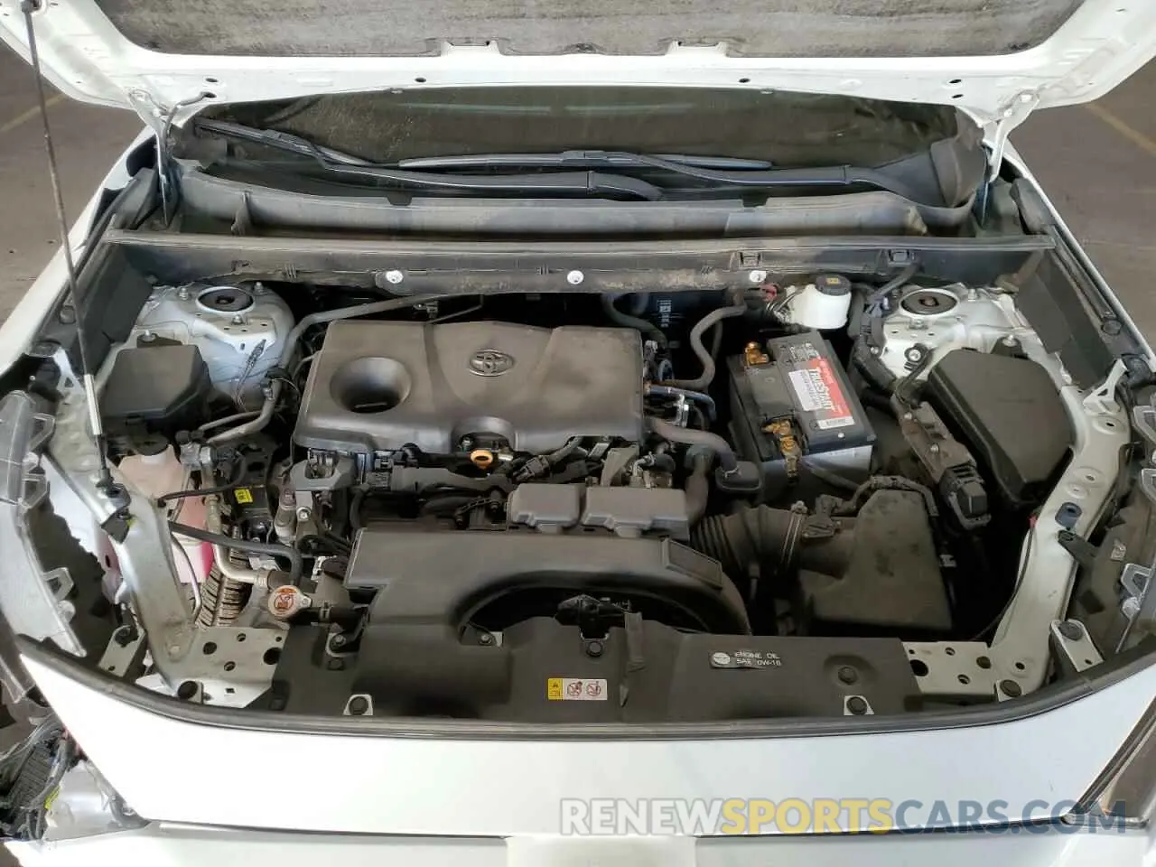 12 fotografías del automóvil dañado 2T3H1RFV2MW130354 TOYOTA RAV4 2021
