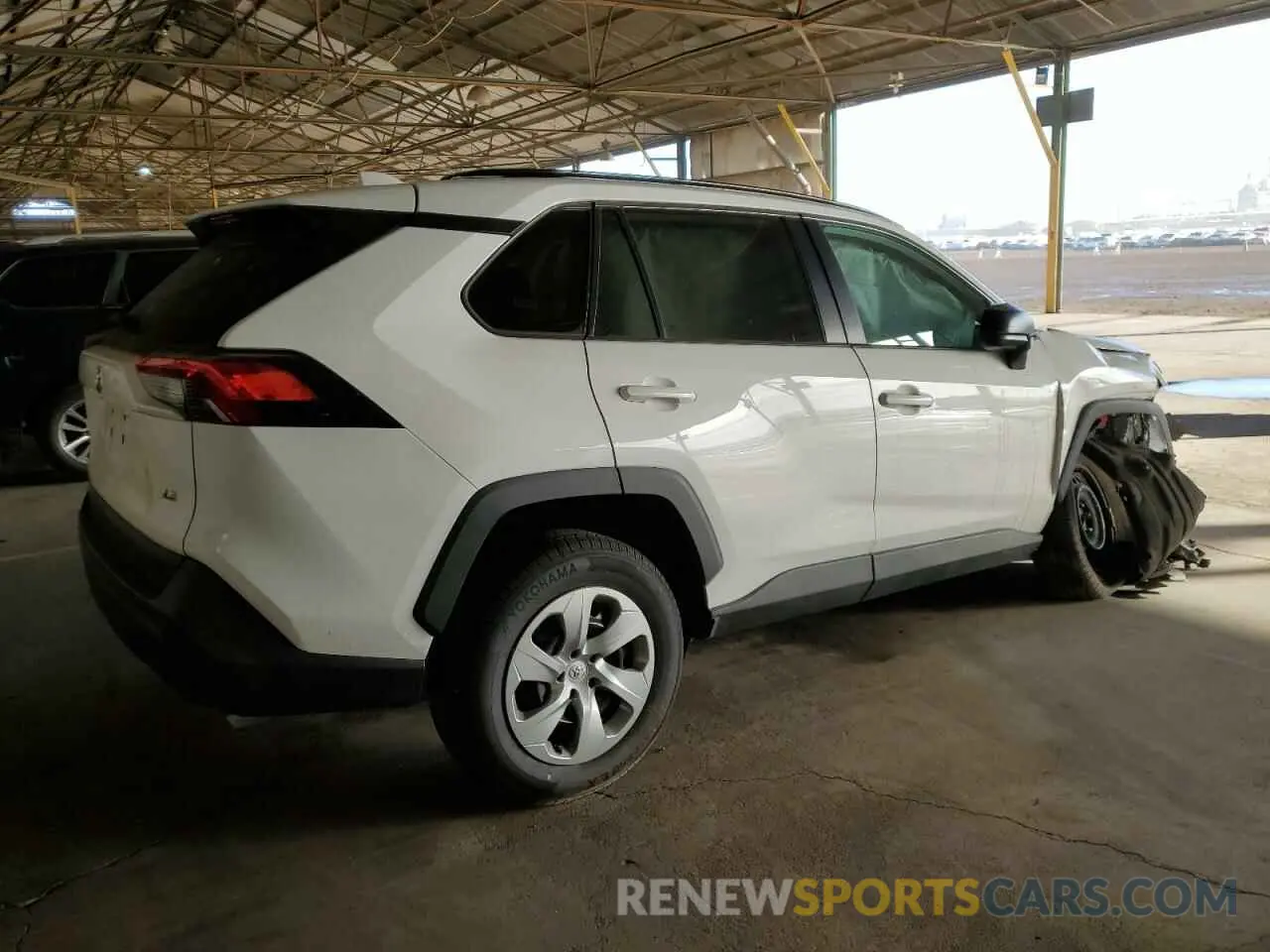 3 fotografías del automóvil dañado 2T3H1RFV2MW130354 TOYOTA RAV4 2021