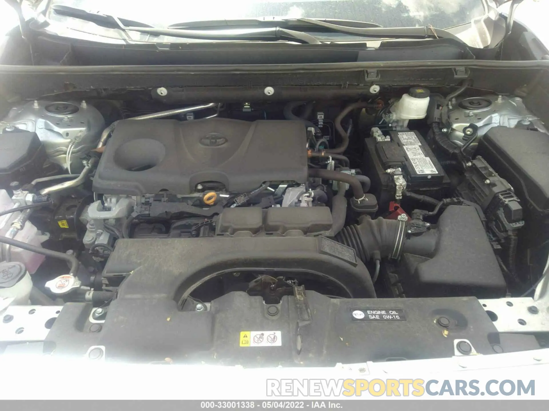 10 fotografías del automóvil dañado 2T3H1RFV2MW154508 TOYOTA RAV4 2021