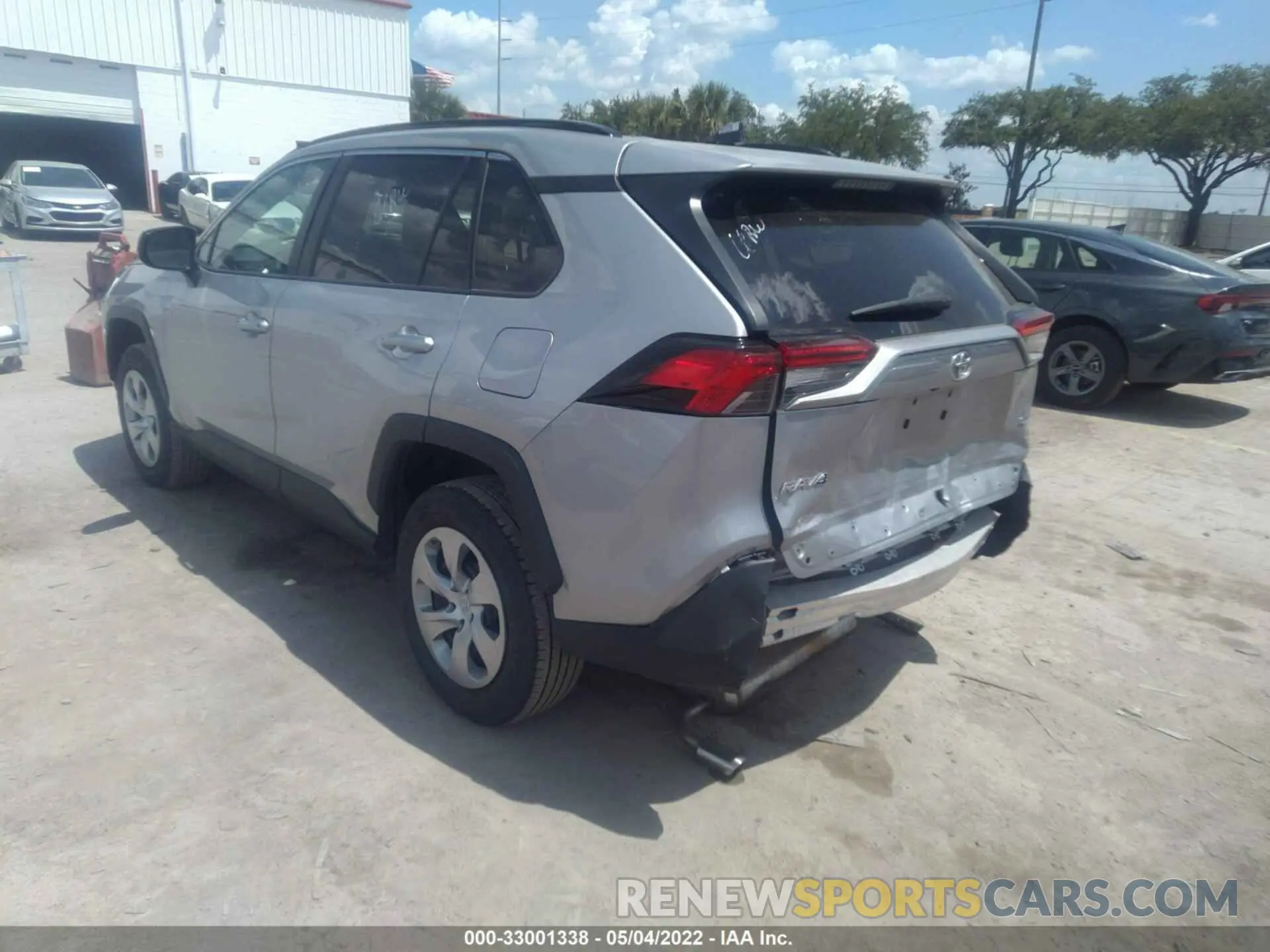 3 fotografías del automóvil dañado 2T3H1RFV2MW154508 TOYOTA RAV4 2021