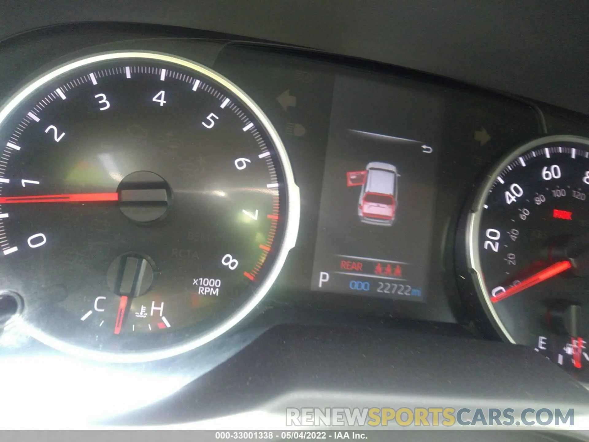 7 fotografías del automóvil dañado 2T3H1RFV2MW154508 TOYOTA RAV4 2021