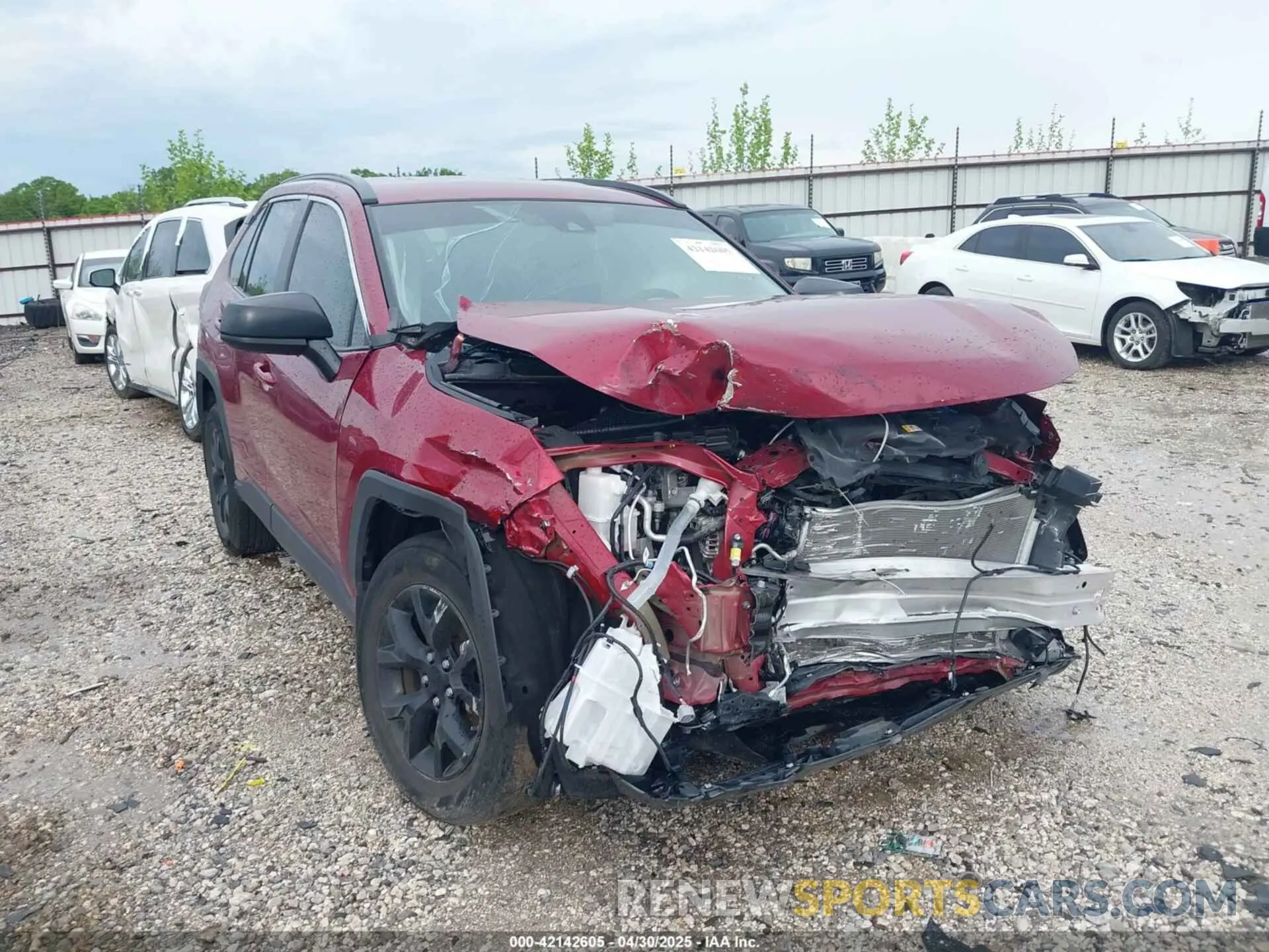 1 fotografías del automóvil dañado 2T3H1RFV2MW178873 TOYOTA RAV4 2021