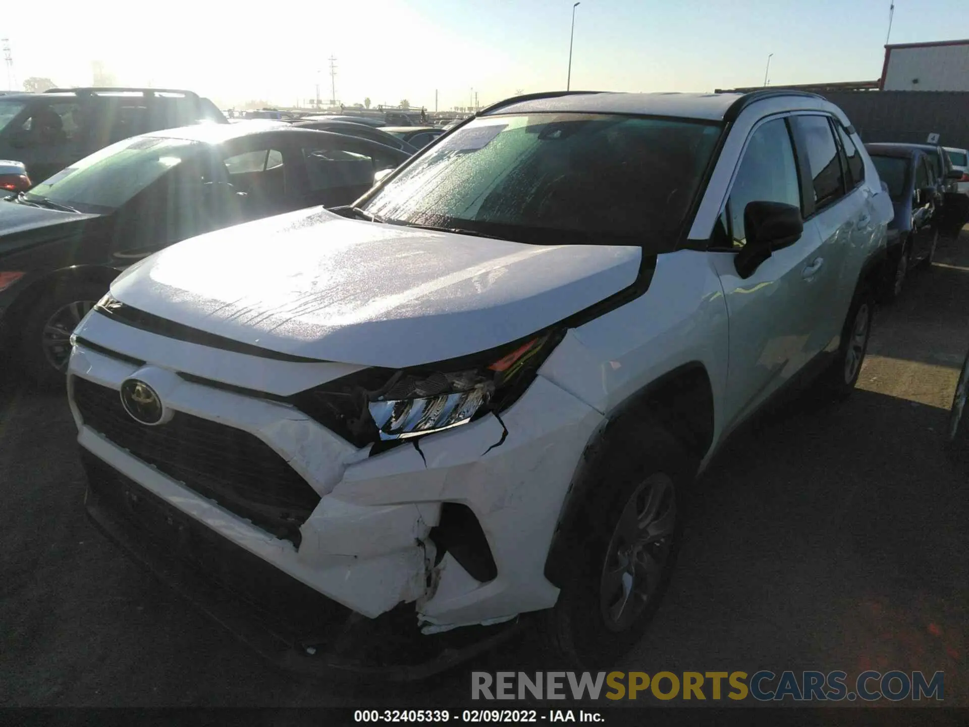 2 fotografías del automóvil dañado 2T3H1RFV3MC110907 TOYOTA RAV4 2021