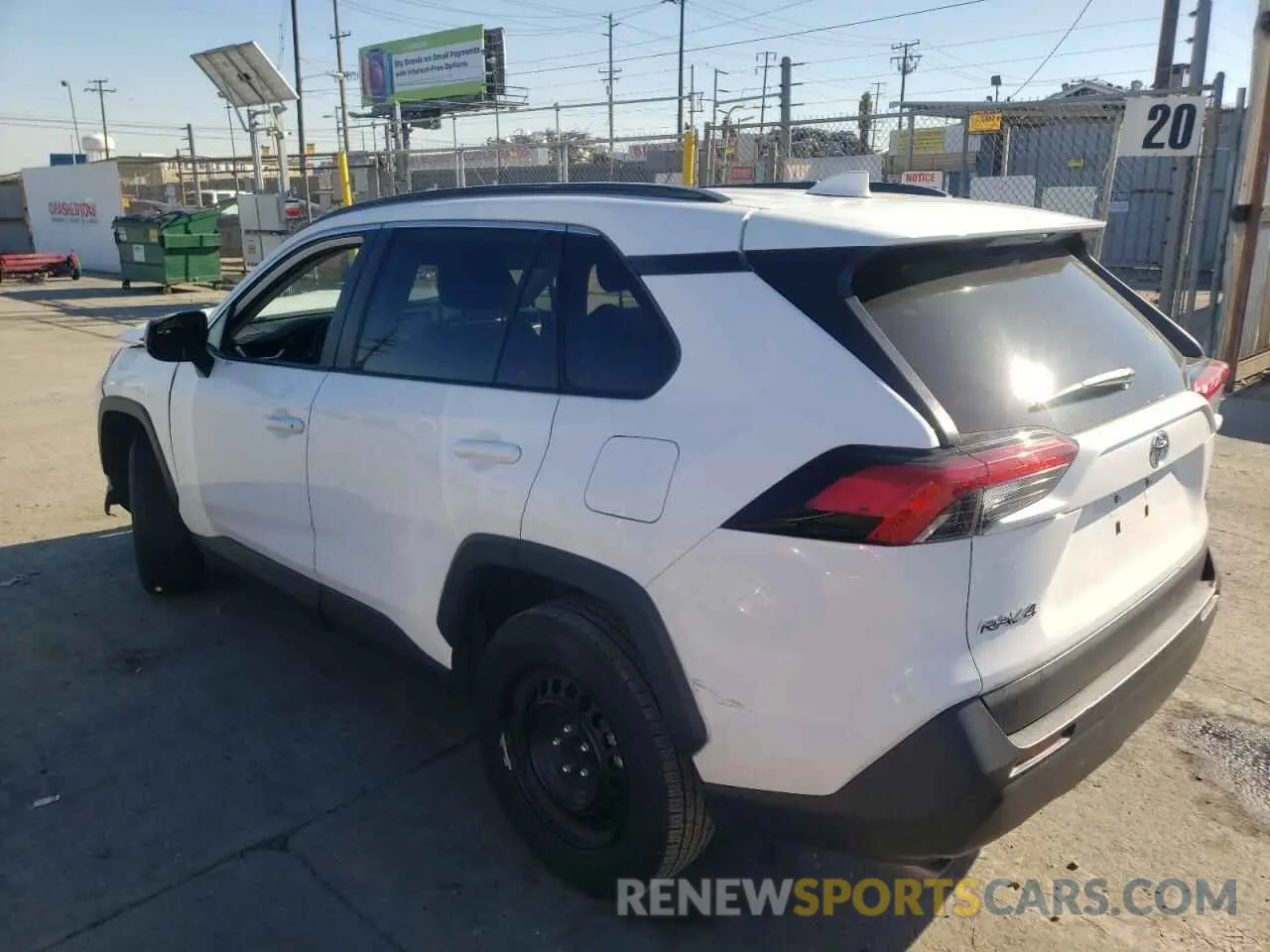2 fotografías del automóvil dañado 2T3H1RFV3MC120143 TOYOTA RAV4 2021