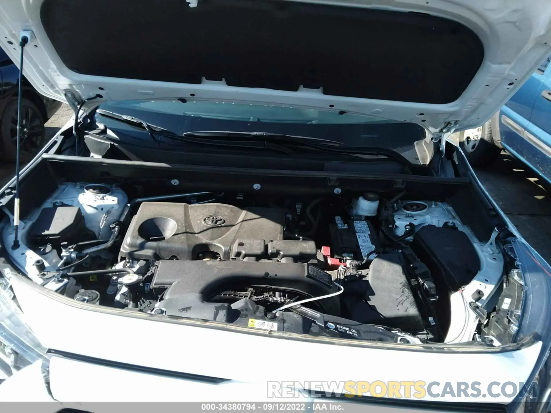 10 fotografías del automóvil dañado 2T3H1RFV3MC125259 TOYOTA RAV4 2021