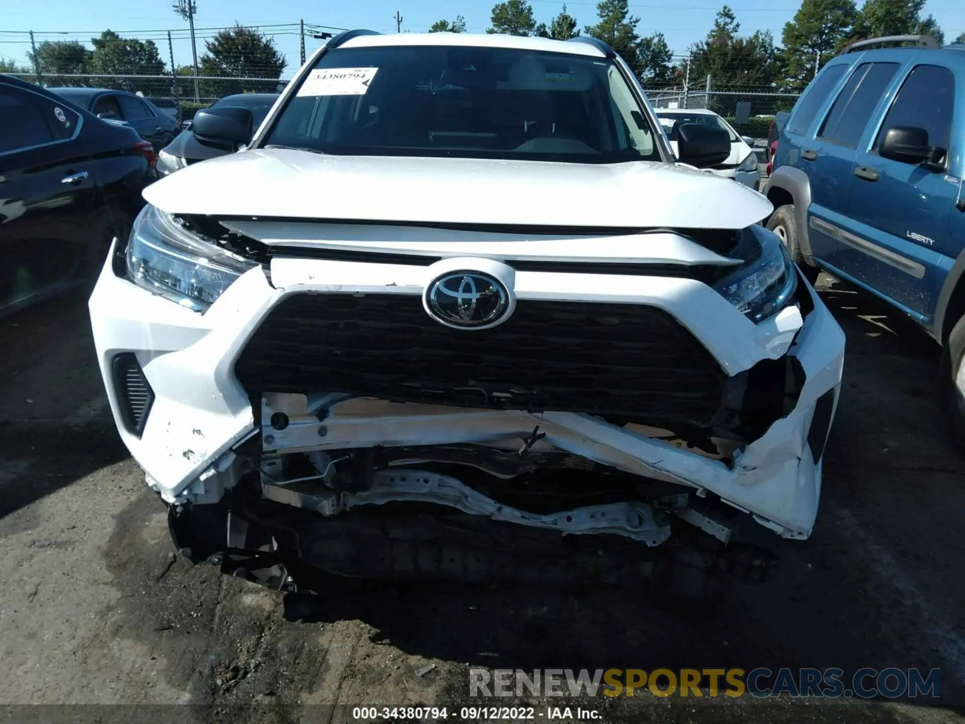 6 fotografías del automóvil dañado 2T3H1RFV3MC125259 TOYOTA RAV4 2021