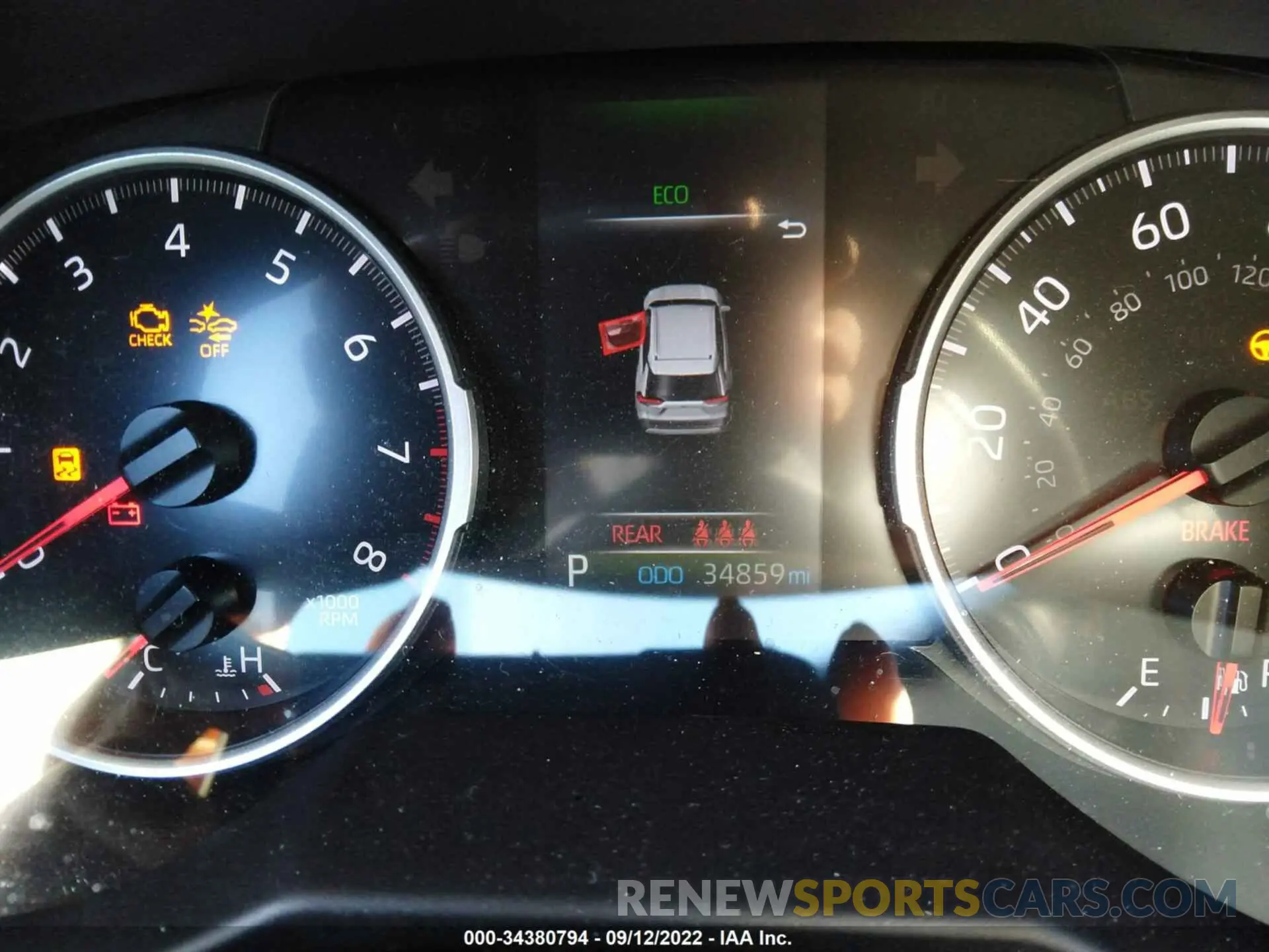 7 fotografías del automóvil dañado 2T3H1RFV3MC125259 TOYOTA RAV4 2021
