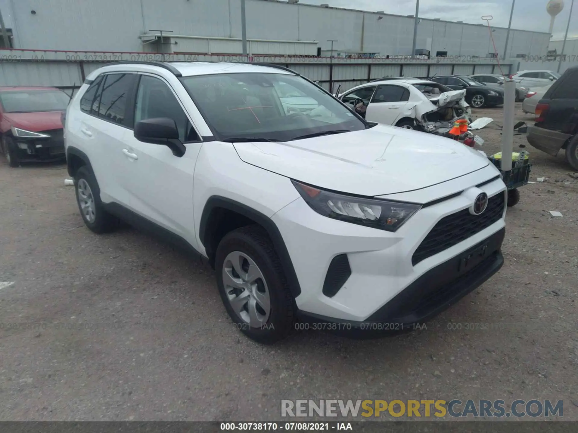 1 fotografías del automóvil dañado 2T3H1RFV3MW130654 TOYOTA RAV4 2021