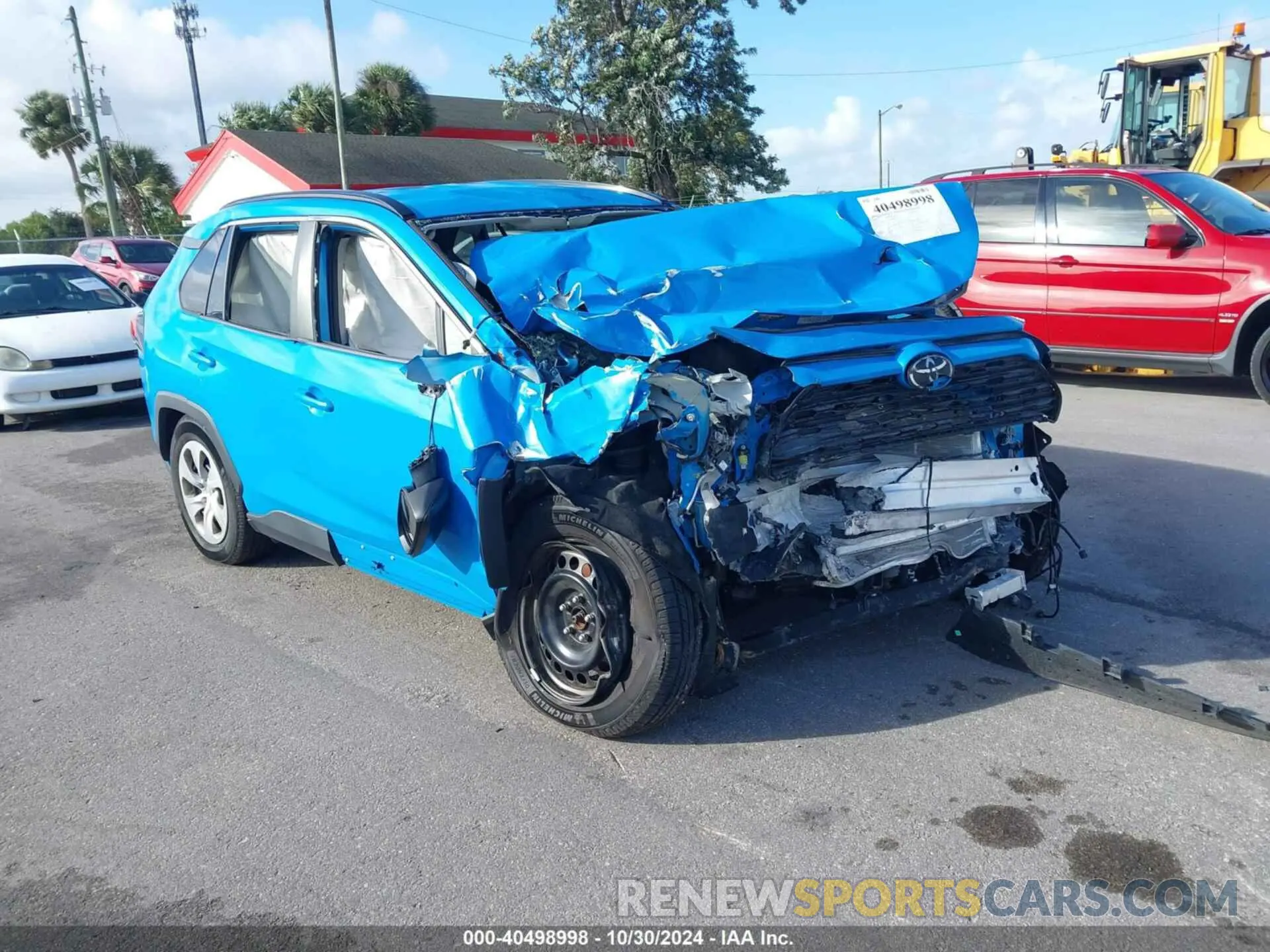 1 fotografías del automóvil dañado 2T3H1RFV3MW131514 TOYOTA RAV4 2021