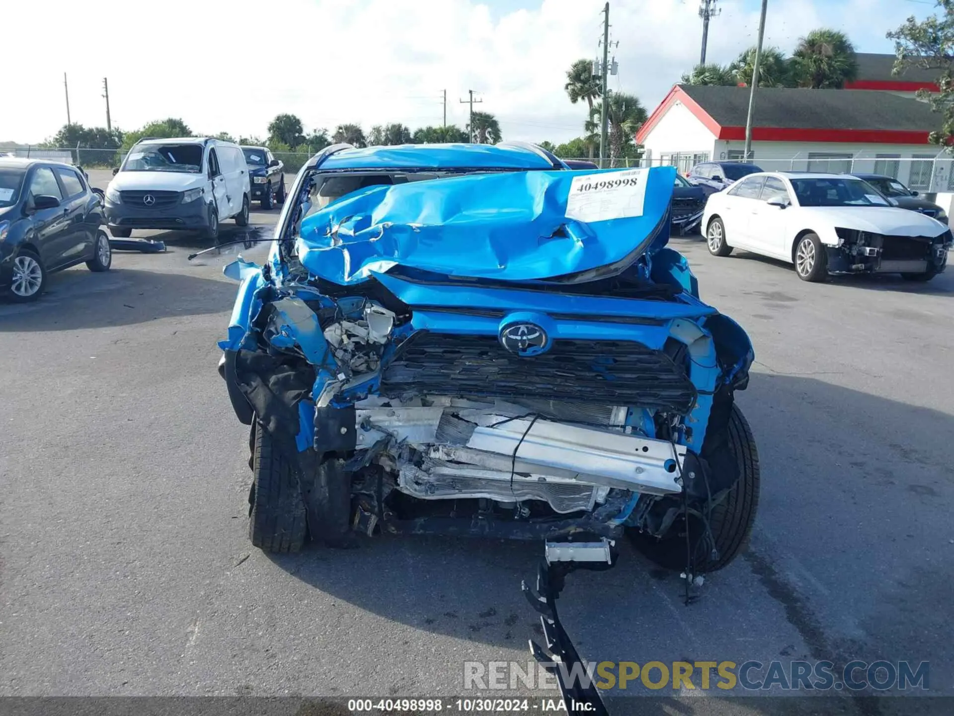 12 fotografías del automóvil dañado 2T3H1RFV3MW131514 TOYOTA RAV4 2021
