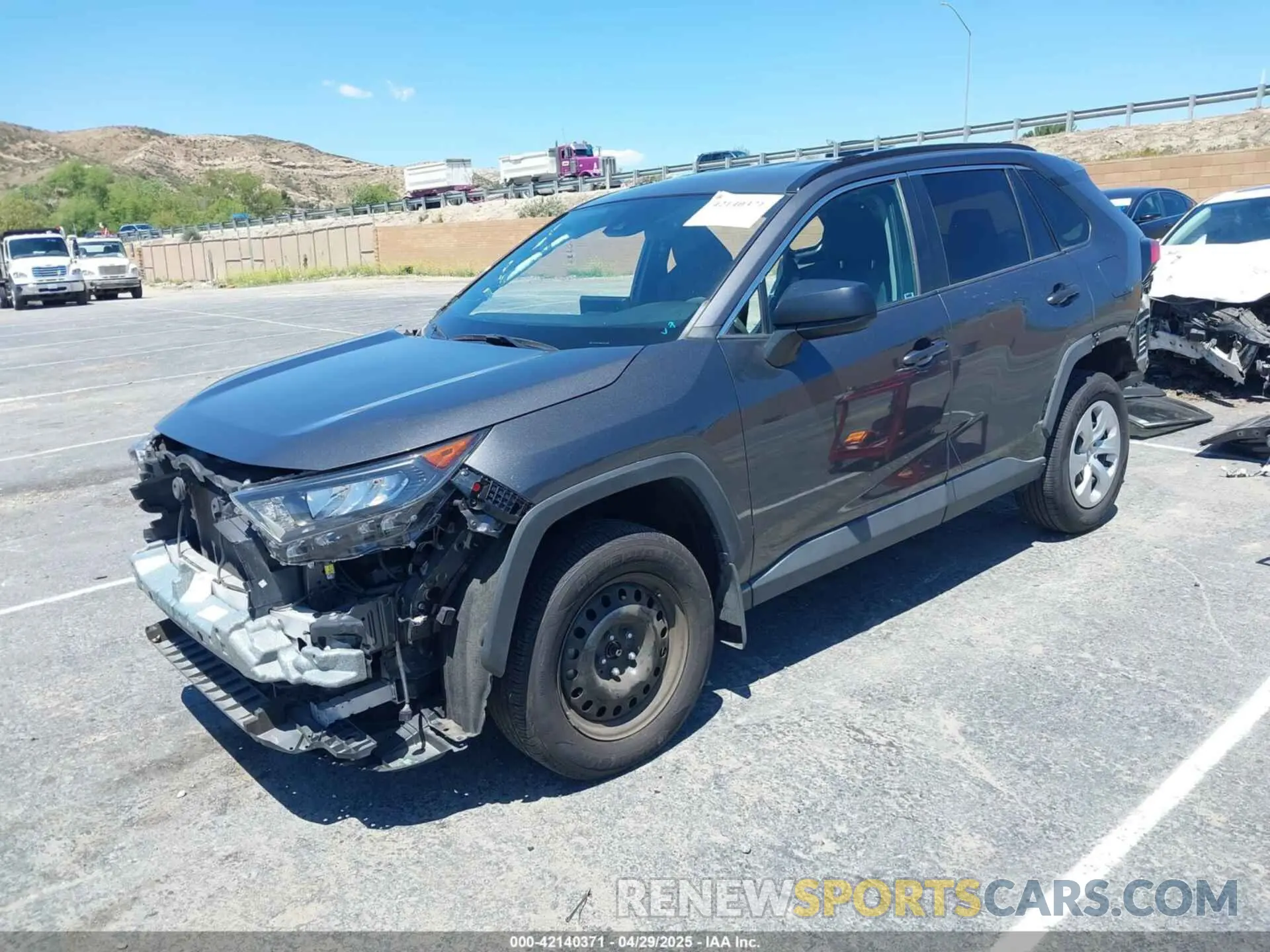 2 fotografías del automóvil dañado 2T3H1RFV3MW133201 TOYOTA RAV4 2021