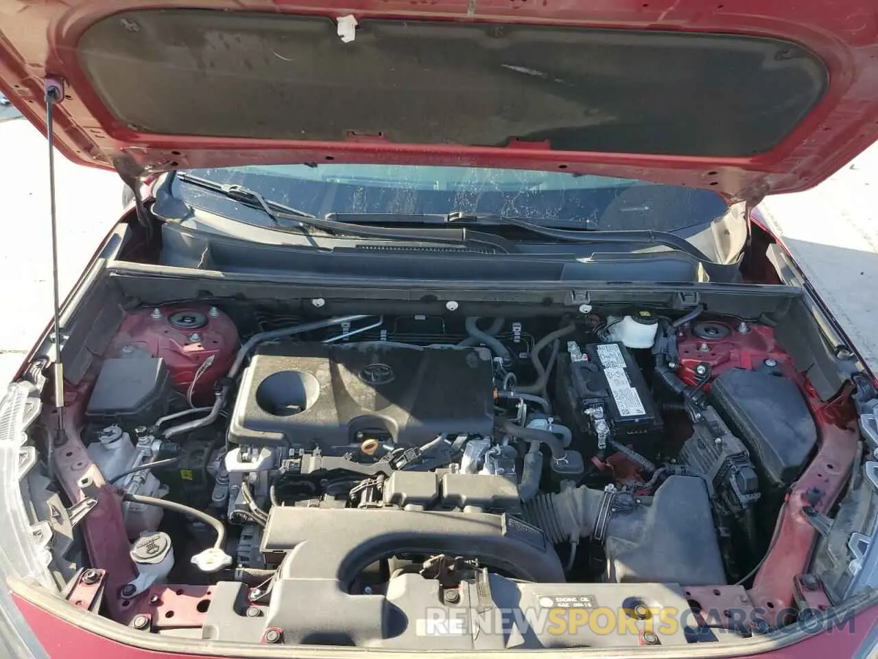 12 fotografías del automóvil dañado 2T3H1RFV3MW136549 TOYOTA RAV4 2021