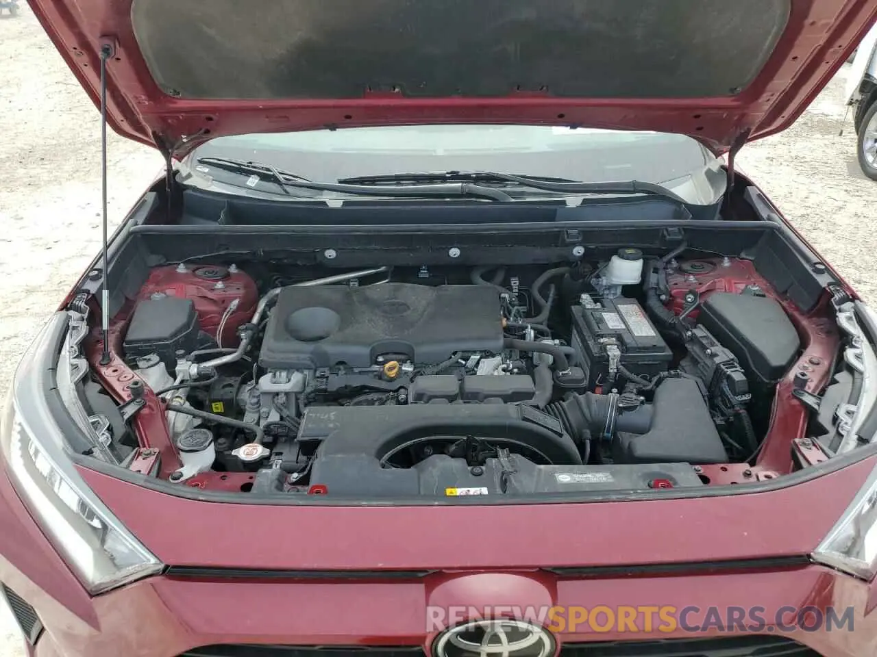 12 fotografías del automóvil dañado 2T3H1RFV3MW144750 TOYOTA RAV4 2021