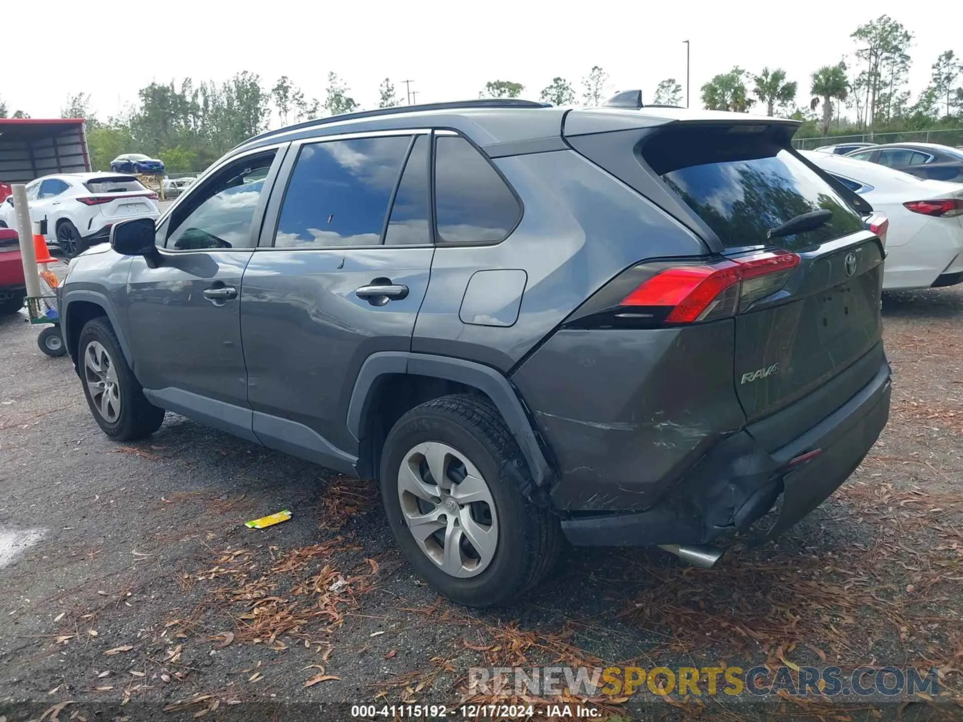 3 fotografías del automóvil dañado 2T3H1RFV4MC099612 TOYOTA RAV4 2021
