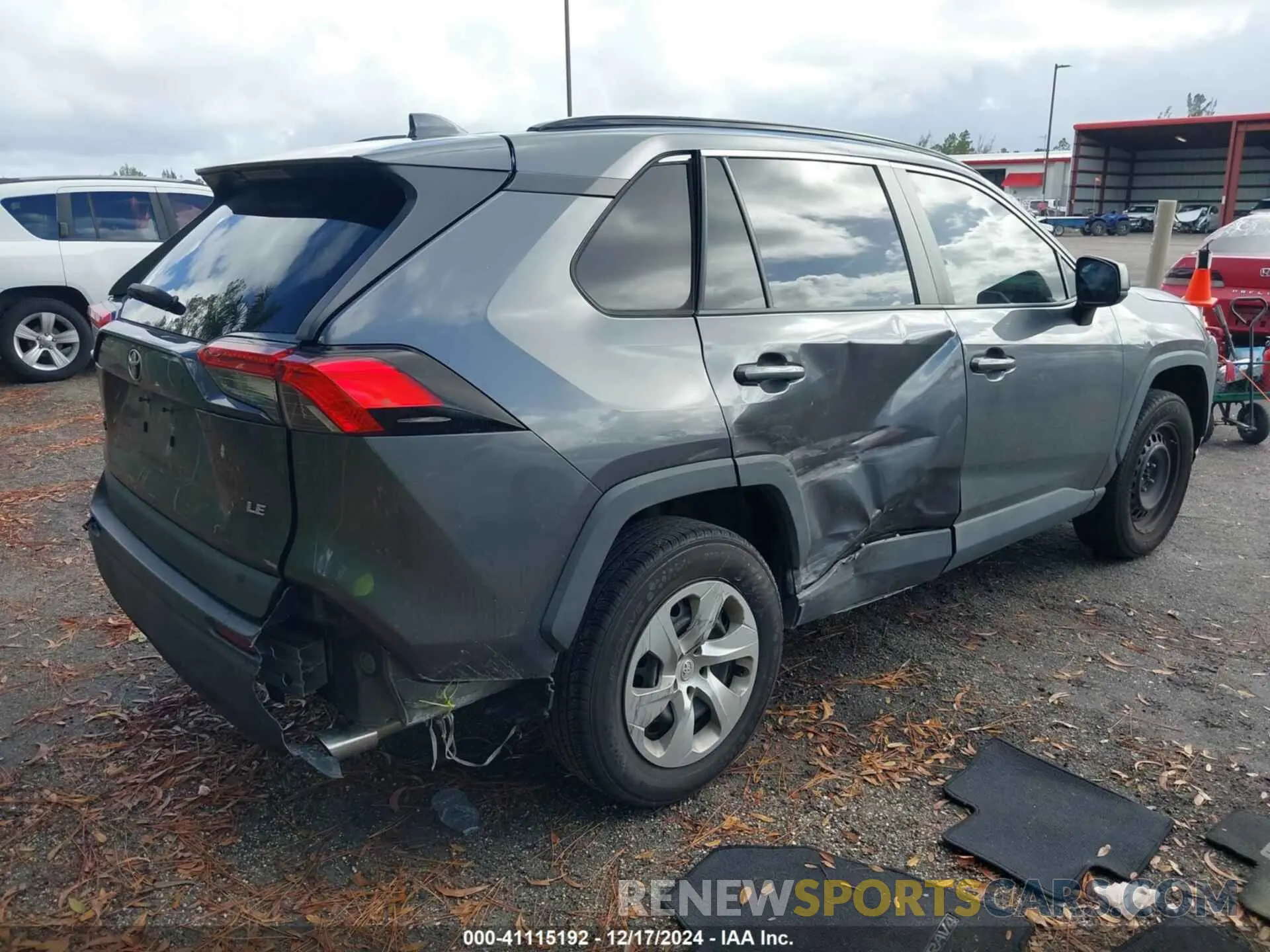 4 fotografías del automóvil dañado 2T3H1RFV4MC099612 TOYOTA RAV4 2021