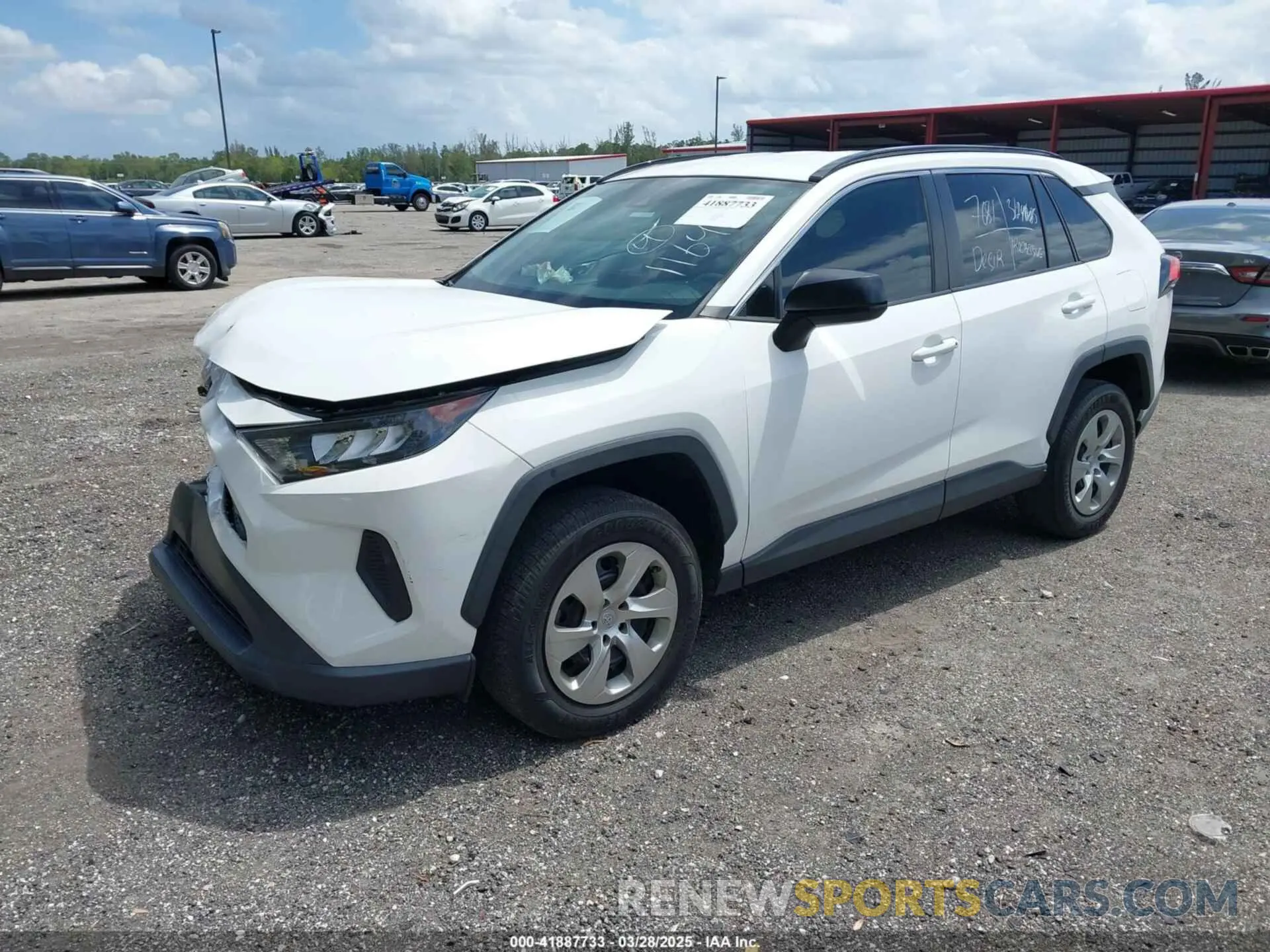 2 fotografías del automóvil dañado 2T3H1RFV4MC101164 TOYOTA RAV4 2021