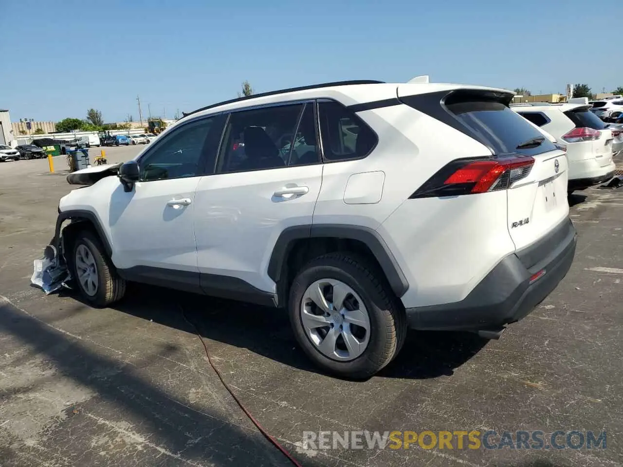 2 fotografías del automóvil dañado 2T3H1RFV4MC155175 TOYOTA RAV4 2021