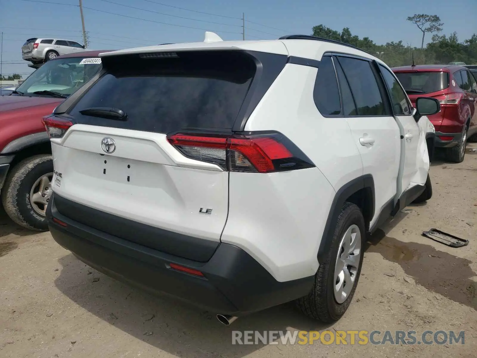 4 fotografías del automóvil dañado 2T3H1RFV4MW124667 TOYOTA RAV4 2021
