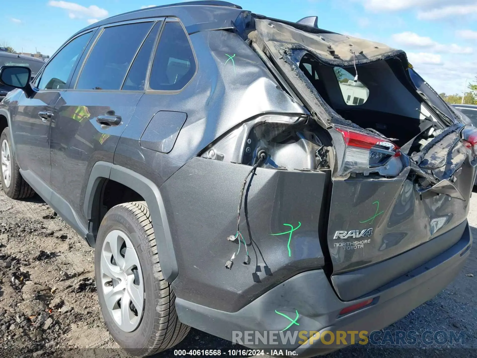 17 fotografías del automóvil dañado 2T3H1RFV5MC087064 TOYOTA RAV4 2021