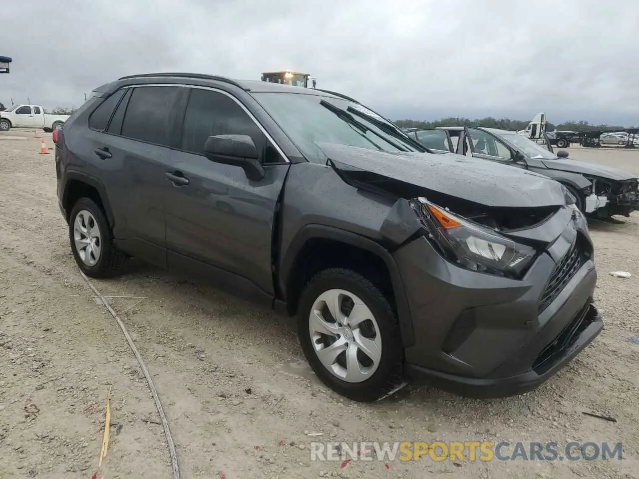 4 fotografías del automóvil dañado 2T3H1RFV5MC116224 TOYOTA RAV4 2021