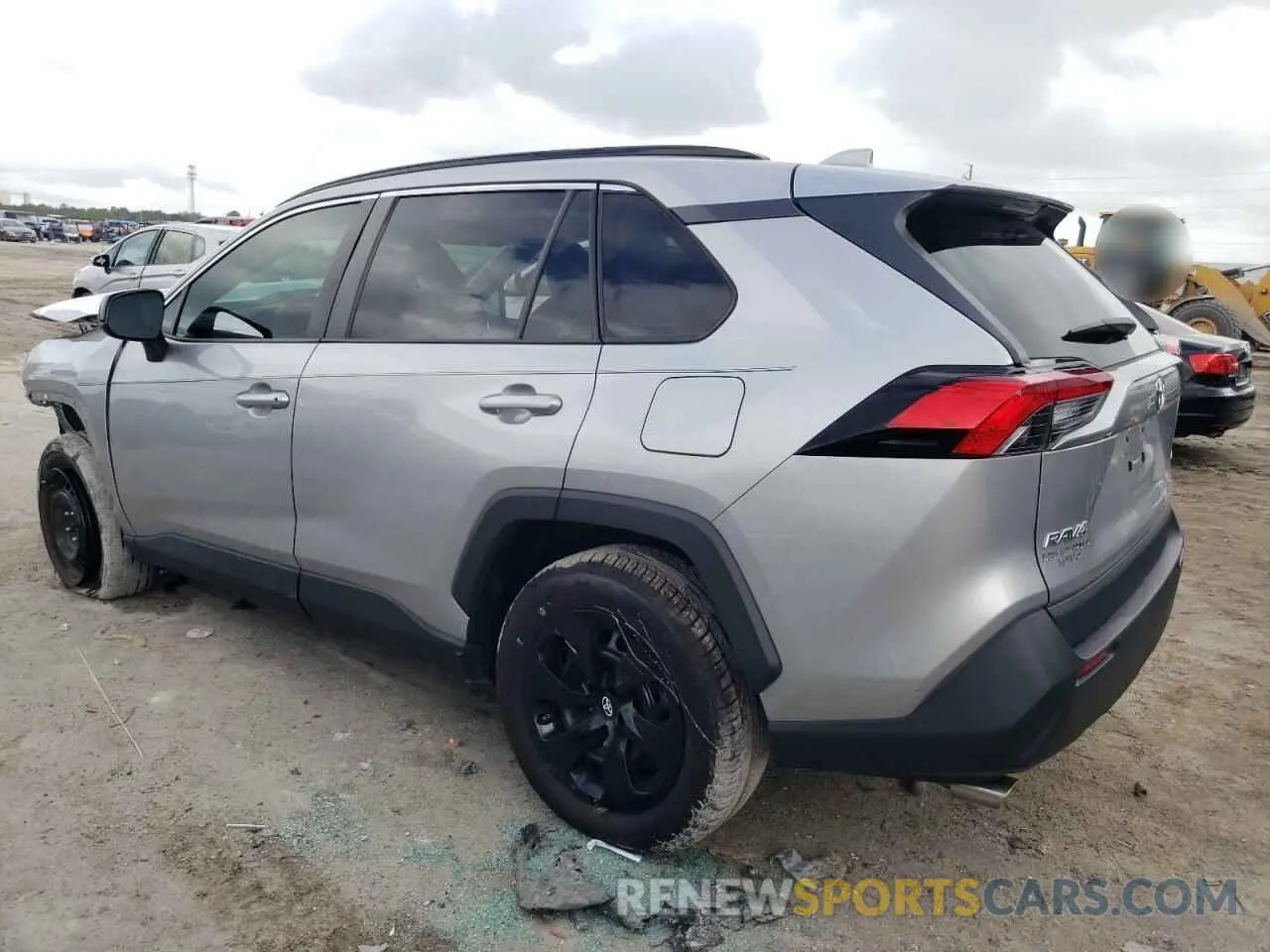 2 fotografías del automóvil dañado 2T3H1RFV5MC125666 TOYOTA RAV4 2021