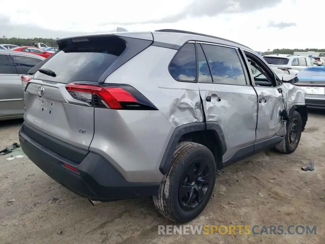 3 fotografías del automóvil dañado 2T3H1RFV5MC125666 TOYOTA RAV4 2021