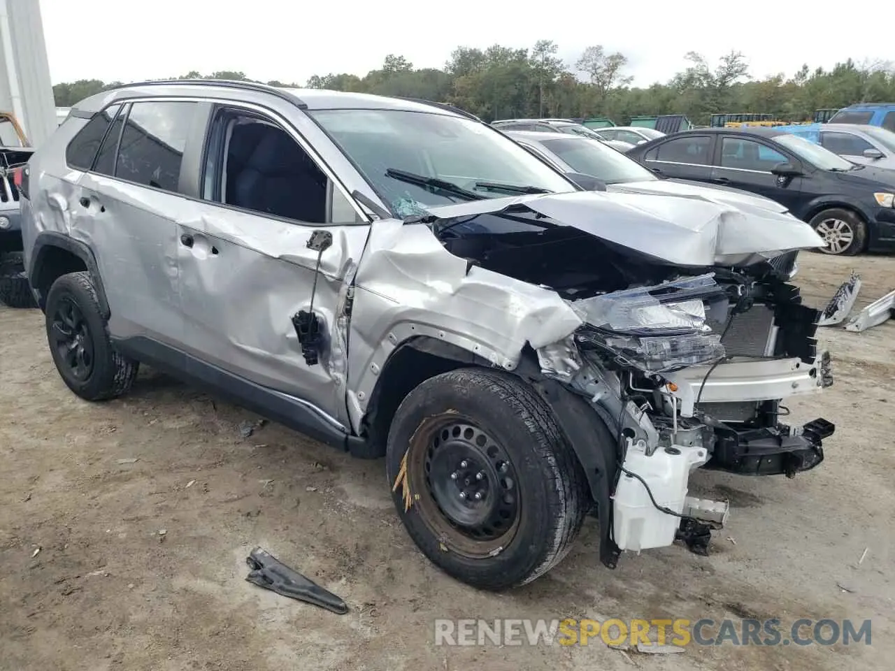 4 fotografías del automóvil dañado 2T3H1RFV5MC125666 TOYOTA RAV4 2021