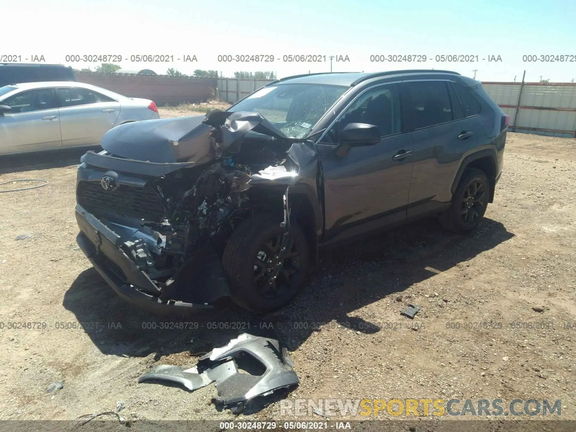 2 fotografías del automóvil dañado 2T3H1RFV5MC126042 TOYOTA RAV4 2021