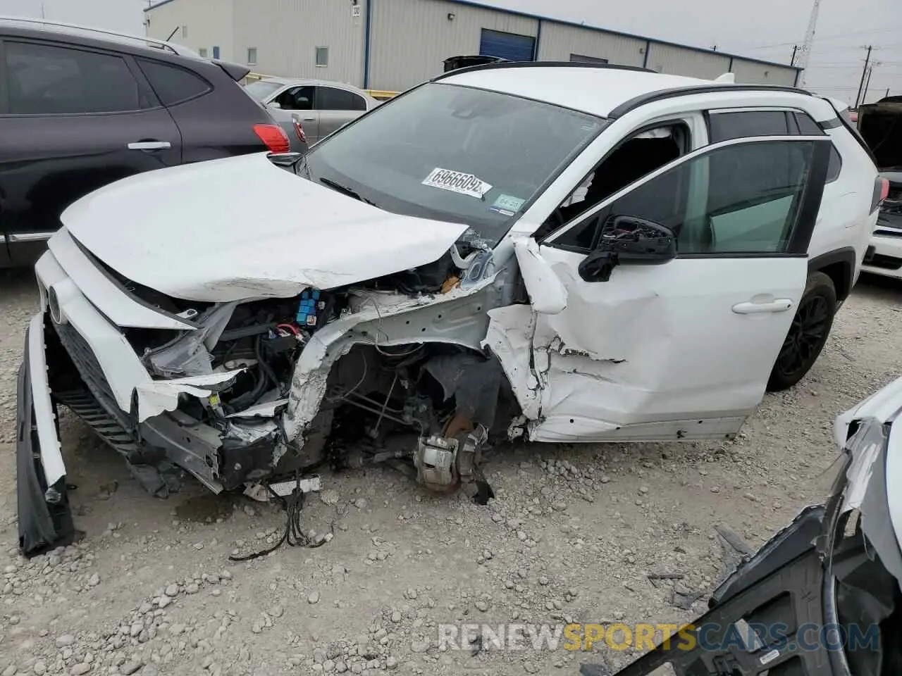 1 fotografías del automóvil dañado 2T3H1RFV5MC137011 TOYOTA RAV4 2021