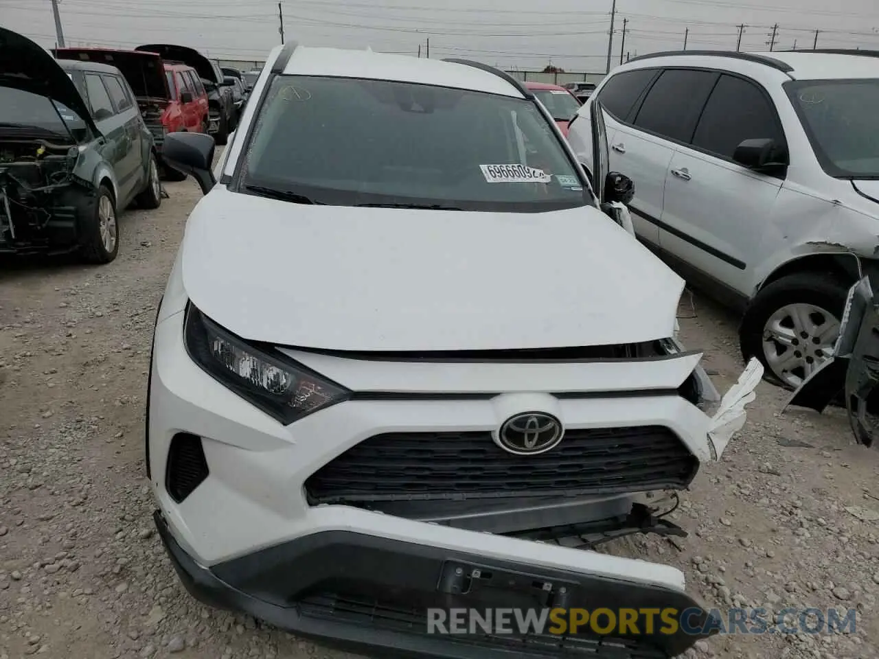 5 fotografías del automóvil dañado 2T3H1RFV5MC137011 TOYOTA RAV4 2021