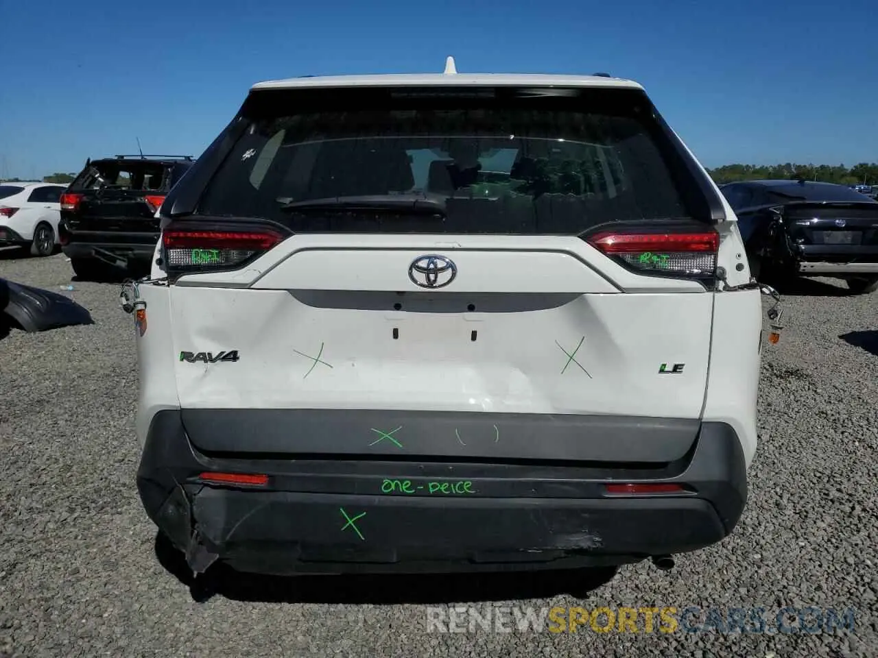 6 fotografías del automóvil dañado 2T3H1RFV5MC149711 TOYOTA RAV4 2021