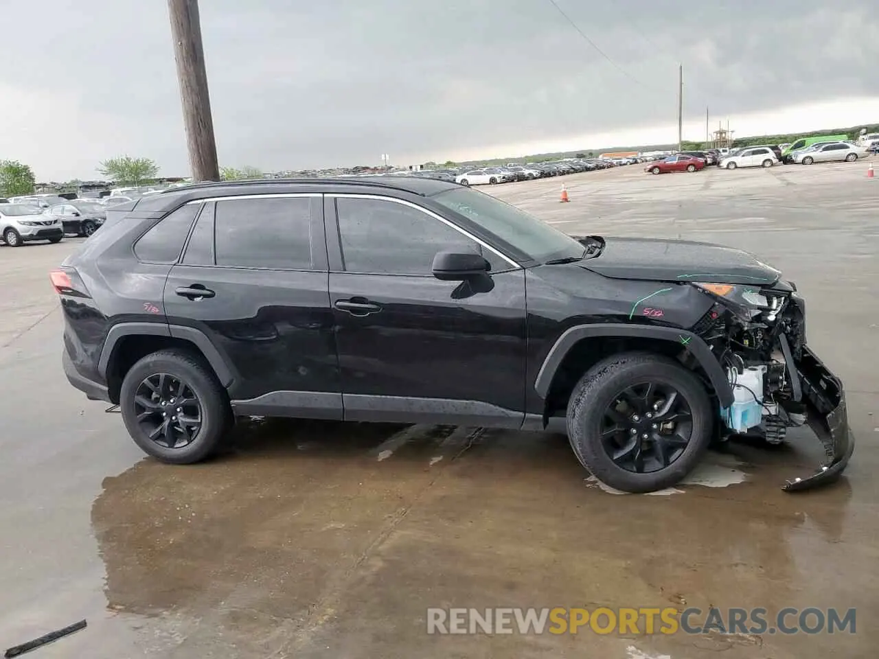 4 fotografías del automóvil dañado 2T3H1RFV5MC165083 TOYOTA RAV4 2021