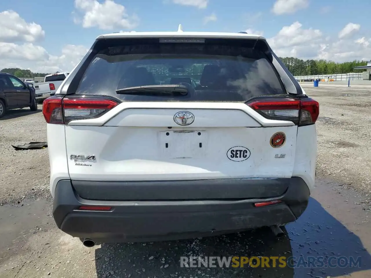 6 fotografías del automóvil dañado 2T3H1RFV5MW110048 TOYOTA RAV4 2021