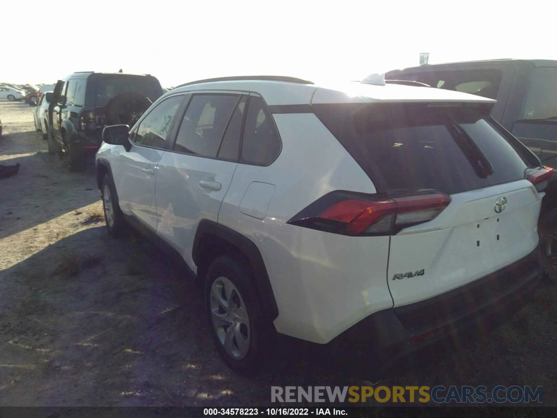 3 fotografías del automóvil dañado 2T3H1RFV5MW115511 TOYOTA RAV4 2021