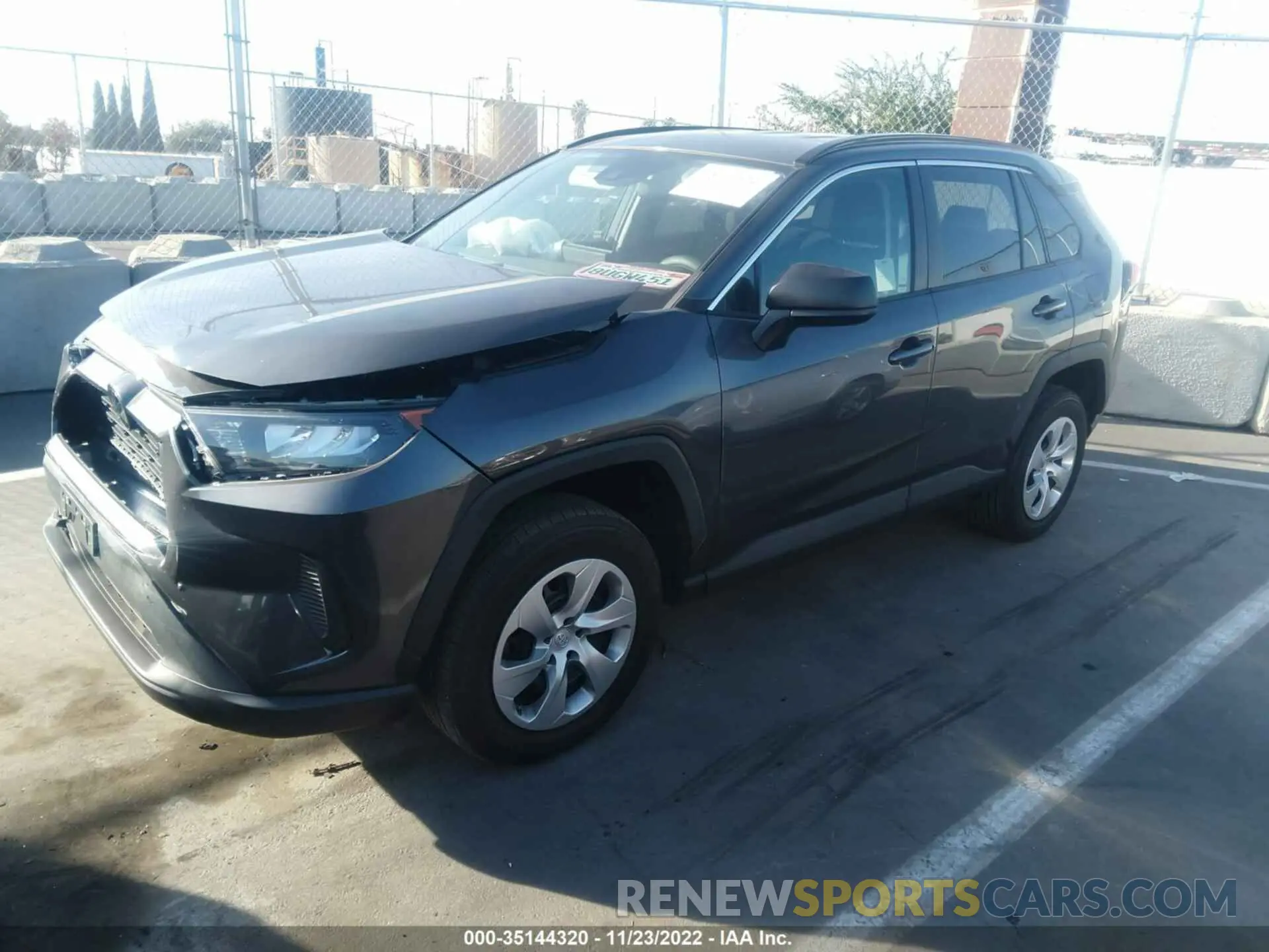 2 fotografías del automóvil dañado 2T3H1RFV5MW121437 TOYOTA RAV4 2021