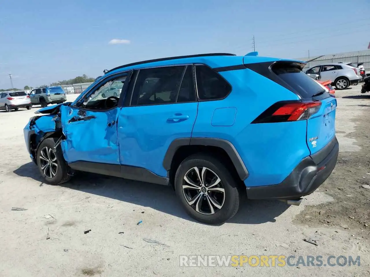 2 fotografías del automóvil dañado 2T3H1RFV5MW143440 TOYOTA RAV4 2021